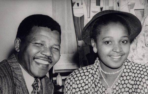 Nelson y Winnie Mandela